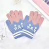 Guantes cálidos de invierno para niños, a prueba de frío, de terciopelo, para jardín de infantes, estudiantes de primaria, guantes de viaje, para jugar, guantes de punto