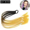 Pelucas de Cola de Caballo Dreadlock Estilo Europeo y Americano al por Mayor para Niños, Pelucas de Gomas Elásticas de Colores, Trenzas Boxeadora de Colores de Fibra de Alta Temperatura