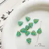 Cuentas de Cristal Checo Pintadas en Oro Doméstico Retro Caracol Pájaro Flor de Durazno Material Hecho a Mano Pulsera Cadena de Teléfono Móvil Accesorios de Joyería
