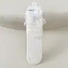 Meias de Fio com Laço Branco de Malha para Crianças Primavera e Verão Meias Doces de Princesa para Panturrilha Meias de Renda Fofas para Meninas
