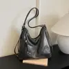 Bolsa de Ombro Única Fashionável Multiuso Feminina Retrô de Mão Transversal Mochila Casual Versátil para Estudante Mochila para o Dia a Dia