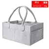 Bolsa de fraldas de feltro transfronteiriça bolsa de armazenamento de miudezas de grande capacidade bolsa de mamãe para atividades ao ar livre bolsa de armazenamento de fraldas de feltro para atacado