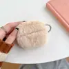 Adecuado para Funda Protectora de Auriculares AirPods 4 Cáscara Suave de Lana Tpu Apple 1ª/2ª/3ª Generación Color Puro Pro Bluetooth Inalámbrico