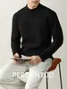 Camiseta Térmica de Manga Larga para Hombre, 450g, Polar Grueso de Peso Pesado, Cuello Medio, Capa Interior para Otoño e Invierno 2026, Gama Alta