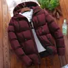 Comercio Exterior Al Por Mayor Invierno Nuevo Chaqueta de Algodón para Hombre, Abrigo Corto Espesado de Algodón con Capucha para Jóvenes, Ropa de Algodón Cálida Casual de Moda