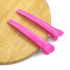 Pinza de pico de pato de plástico transfronteriza color caramelo horquilla para el cabello diy color jalea pinza de palabra flequillo cocodrilo venta al por mayor