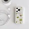 Adecuado para Funda de Teléfono Huawei Pura90 Pro Max, Estilo Coreano de Gama Alta, Moda Simple de Dibujos Animados, Diseño de Palmera de Vacaciones