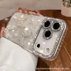 Adecuado para funda de teléfono móvil Apple Iphone17Promax 17 Perla Estéreo Mariposa Nuevo Strass Película para Lente Todo Incluido