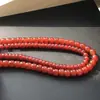 Ágata Vermelha Natural Contas Cilindricas Contas Soltas Acessórios para Pulseira DIY Contas de Ábaco Estilo Antigo Contas Espaçadoras Grandes Espessas Calcedônia Atacado