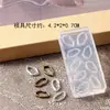 Nuevo Molde de Silicona para Arte de Uñas Girasol Rosa Plumeria Flor de Durazno Molde Creativo para Decoración de Uñas DIY