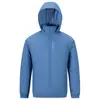 Ropa de aire acondicionado al por mayor transfronteriza, nuevo modelo de verano para sitios de construcción, chaqueta para la piel para exteriores con ventilador de enfriamiento y ropa con capucha para protección solar