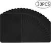 30 piezas parche de mezclilla corte cuadrado Parche adhesivo ovalado Parche para codo de pantalones agujero de rodilla Tela para cortar DIY