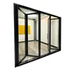 Puertas plegables personalizadas para supermercados, puertas plegables corredizas de aleación de aluminio, puertas de vidrio comerciales, divisiones interiores y exteriores, puertas plegables de alta resistencia