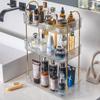 Shuangqing Light Luxuoso WC Rack de armazenamento Casa de banho WC Washstand Rack de armazenamento de três camadas rack 3397