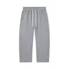 "Algodón Oreja de Trigo" Pantalones Deportivos de Pierna Recta a Rayas de Gama Alta para Hombre Otoño Invierno Holgados Talla Grande Versátiles Casuales Pantalones Largos