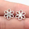 Conector em Forma de Flor de Prata Antiga 13X12mm 0,67g Materiais para Joias DIY