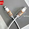 Protetor de Cabo de Dados com Padrão de Corgi Fofo Anti-quebra e Anti-mordida Protetor de Cabo de Carregamento Adequado para Tipo