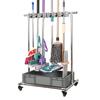 Suporte de Mop Removível de Aço Inoxidável Suporte de Mop para Restaurante Escolar Rack de Armazenamento para Banheiro de Fábrica Ferramentas de Armazenamento