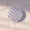 Soporte de airbag de resina acrílica con lunares estilo INS para teléfonos móviles, diseño clásico de bloques de color, soporte plegable para ver series, personalizable