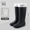 Botas de lluvia de caña alta de moda para mujer, adecuadas tanto para mercados nacionales como internacionales, impermeables y antideslizantes, perfectas para usar al aire libre y como botas de nieve.