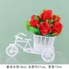 Acessórios para Casa Enfeites Flor Artificial de Plástico Conjunto para Carro Decoração Floral Flores Flores Artificiais Flores para Exibição na Sala de Estar Flores de Seda