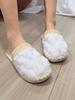 Pantufas de Pelúcia Populares de Natal Transfronteiriças de Algodão de Bico Fechado e Aberto, Pantufas Quentes de Pelúcia para Casa para Interior, Dropshipping Transfronteiriço