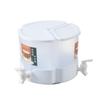 Garrafa de água fria giratória Yingran com torneira geladeira bule de frutas balde de água fria de três grades balde de água fria grande capacidade 5,2L