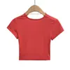 Top Preto Ultra-Curto de Manga Curta, Justo e Puramente Sexy para Mulheres, com Design que Revela um Grande Costas e Alças, Camiseta de Cintura Alta para o Verão