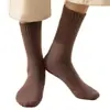 Calcetines para Hombre de Otoño e Invierno Calcetines de Media Pantorrilla Calcetines de Rizo Desodorantes Engrosados Cálidos Forrados de Felpa Extra Gruesos Resistentes al Desgaste Calcetines Extra Gruesos