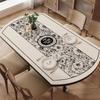 Mantel Ovalado para Mesa de Comedor Impermeable y a Prueba de Aceite Mantel sin Lavado 2025 Nuevo Lujo Accesible Gama Alta Mantel Ovalado para Mesa