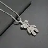 Tendência Europeia e Americana Corrente de Lã Distintiva Cheia de Diamantes Colar Longo Versátil Moda Hip-Hop Outono e Inverno Acessórios