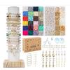 Amazon 48 7200 jóias infantis DIY conjunto de cerâmica macia letra HEISHI cerâmica macia conjunto caixa