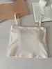 Camisole Listrada com Flores para Mulheres, Pode Ser Usada Sozinha ou como Camada Interna, Estilo Longo Tubo, Caimento Justo, Não Precisa de Sutiã