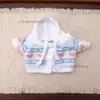 Ropa para muñeca de 10 cm, camiseta de manga corta, chaleco para muñeca, colección de atuendos para muñeca Labubu de 17 cm