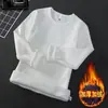 Roupa íntima térmica masculina de inverno com forro de fleece e espessada, adequada para jovens, pode ser usada como camada externa, disponível em tamanhos grandes e projetada para exportação