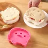 Molde para Pan de Sándwich de Gato Kt Grande Más Vendido Transfronterizo, Molde para Galletas, Molde de Presión DIY con Forma de Bola de Arroz de Dibujos Animados