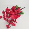 Simulación de flor de ciruelo de 9 tenedores, decoración para el Festival de Primavera de Año Nuevo, proyecto de paisajismo con flor de ciruelo falsa, ramo de flores de ciruelo de 9 cabezas, venta directa de fábrica