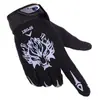 Luvas de ciclismo esportivas masculinas e femininas para atividades ao ar livre, antiderrapantes, resistentes ao desgaste, para treinamento de fitness, opções de dedo inteiro ou meio dedo, estilo militar, adequadas para montanhismo, com design de cabeça de lobo, luvas táticas