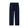 Pantalones deportivos casuales de algodón de corte holgado, modernos, rectos para hombre, personalizados de 380g para primavera, otoño e invierno, pantalones largos unisex estilo americano