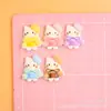Brinquedo de comida em miniatura simulado cola de creme resina acessórios de gato KT peças de decoração DIY capa de celular kit de material para acessório de cabelo