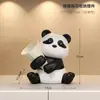 Decorações de Casa Transfronteiriças de Resina Decorações para Casa Nova Festa de Inauguração de Casa Ornamentos de Panda Casa Atacado Sala de Estar Artesanato Criativo para Presente