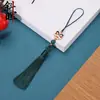 Danza del león, tendencia nacional, borla estilo Suzhou, poliéster con cuentas, estilo chino antiguo, marcapáginas Hanfu, bolsita, accesorios DIY para bolsos y cajas, venta directa