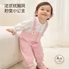 Mameluco de algodón para niña, nueva colección primavera y otoño, mameluco de bebé de manga larga, cálido y cómodo, también apto para niños, ropa para recién nacidos de otoño e invierno