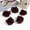 Flor Grande de Peônia Rosa Simulada Multicamadas de 7cm Acessórios de Cabelo para Enfeite de Cabeça DIY Flor de Camélia de Seda Acessórios Adereços de Vestuário