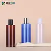 Botella Tonificadora de Hombro Plano para Mascotas en Stock de Fábrica Hilo 24 300ml Botella de Rocío Puro Líquido Esencia Envase de Cosméticos