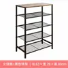 Estante de Zapatos de Hierro Simple de Múltiples Capas de Pie Gabinete de Zapatos Estante de Almacenamiento para Pasillo de Casa Entrada Estante de Almacenamiento en Capas de Alto Valor