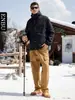 Jaqueta Enbu outono e inverno, jaqueta corta-vento masculina três em um para atividades ao ar livre, jaqueta estilo montanha unissex