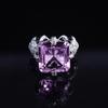Caperucita Roja Recomienda Joyería Gaoding Industria Pesada Caibao Apertura Anillo de Mujer Ou Meihao Diamante Completo Argyle Anillo de Diamantes Rosas