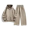 Conjunto de Dos Piezas Falsas de Estilo Nuevo para Primavera 2026 para Hombres y Mujeres, Sudadera con Capucha Retro Americana de Moda, Cárdigan de Primavera y Otoño para Parejas