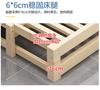 Sofá cama de madera maciza, multifuncional, plegable, tipo tatami, telescópico, para apartamentos pequeños, para sentarse y dormir, de doble uso, con empalme de cama.
